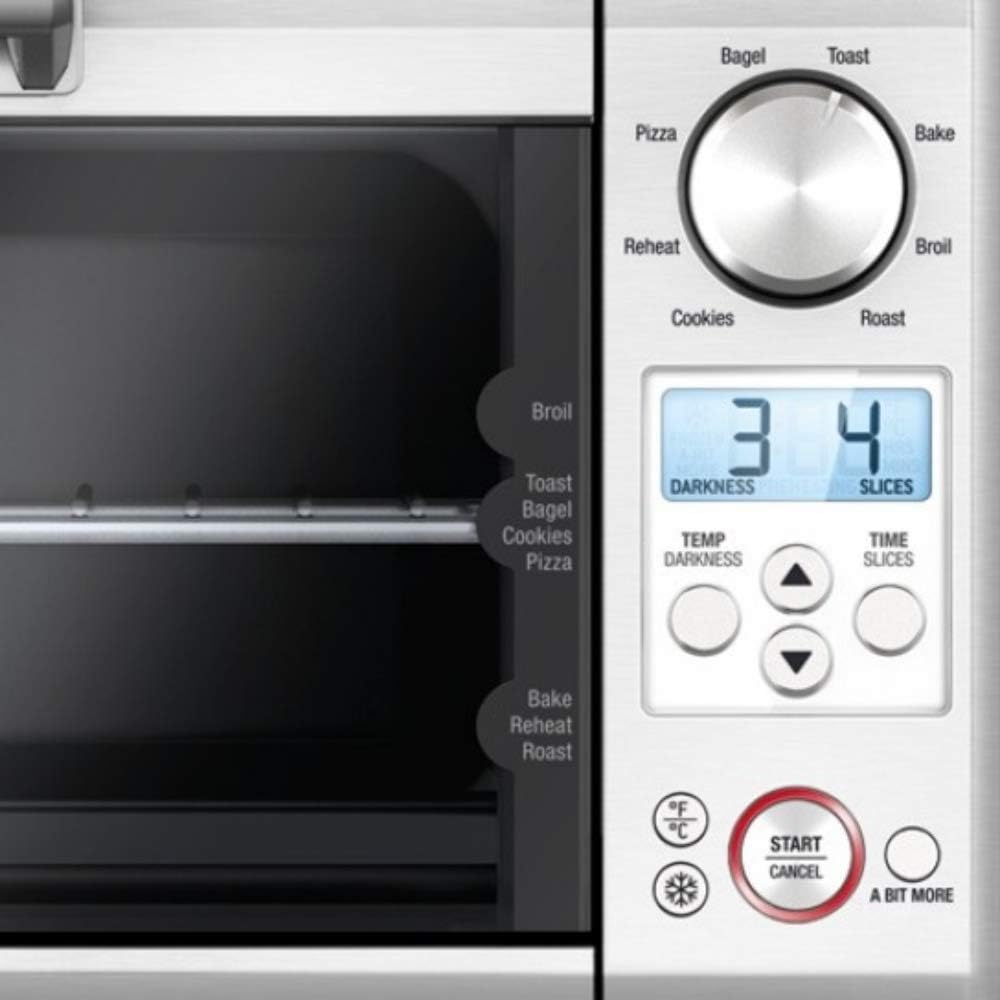 Breville BOV450XL Mini Smart Countertop Oven and Toaster Oven, Small, Brushed Stainless Steel: Countertop Ovens: Home & Kitchen
