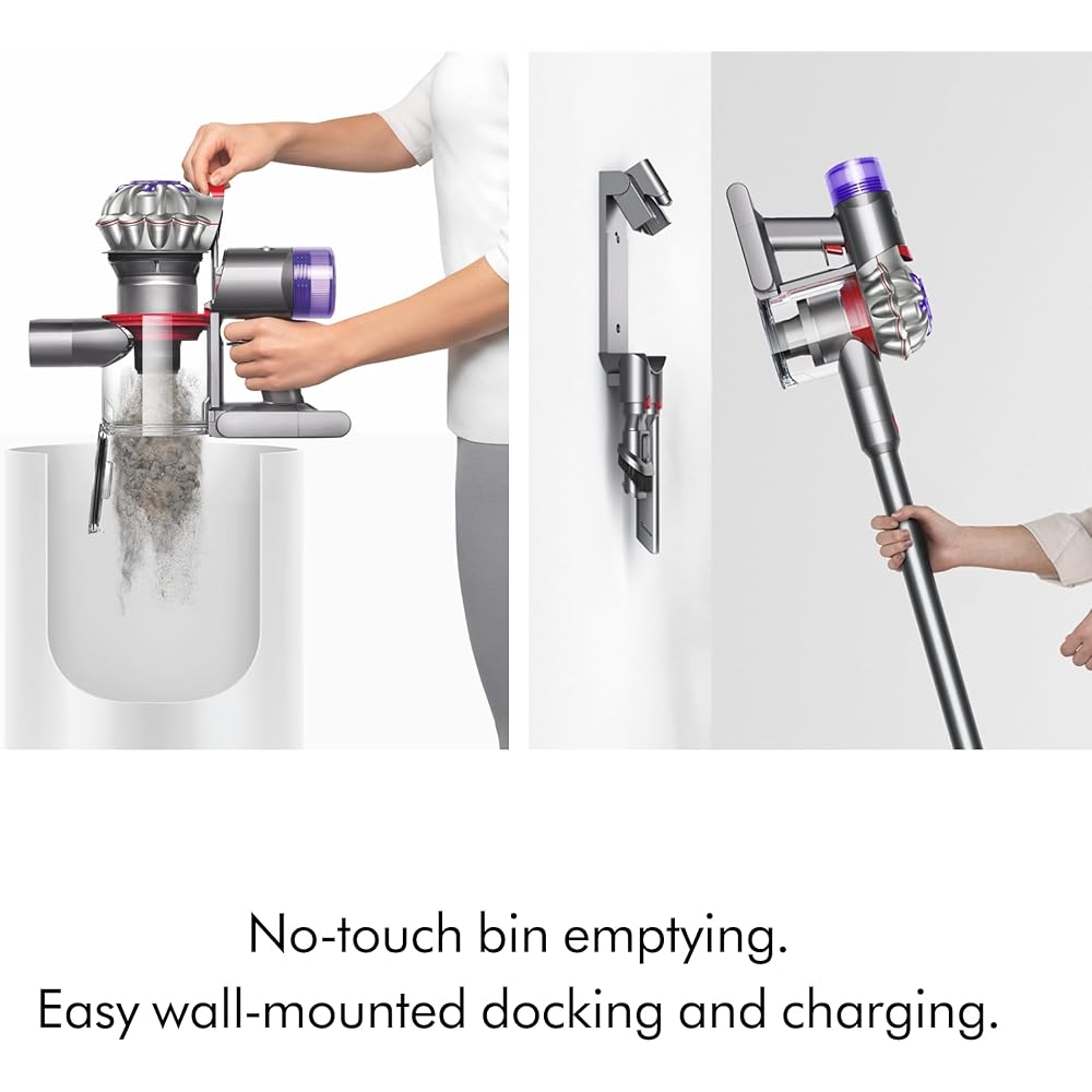 Dyson V8 Plus Cordless Vacuum, Silver/Nickel : Home & Kitchen