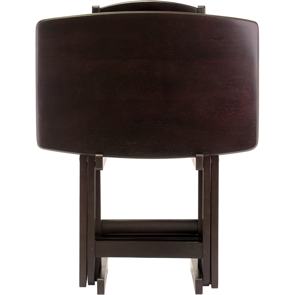 Winsome Dylan Snack Table Set with Stand, for Living Room, 26