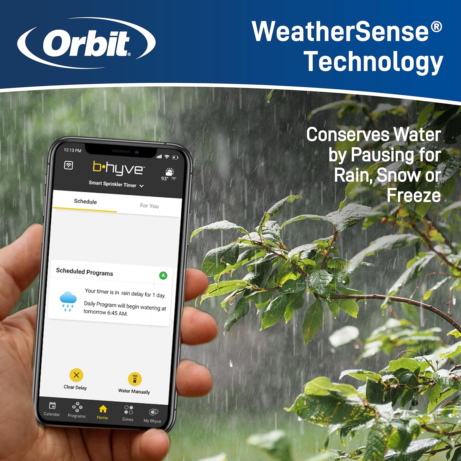 Orbit 57946 B-hyve 6-Zone Smart Indoor/Outdoor Sprinkler Controller : Industrial & Scientific