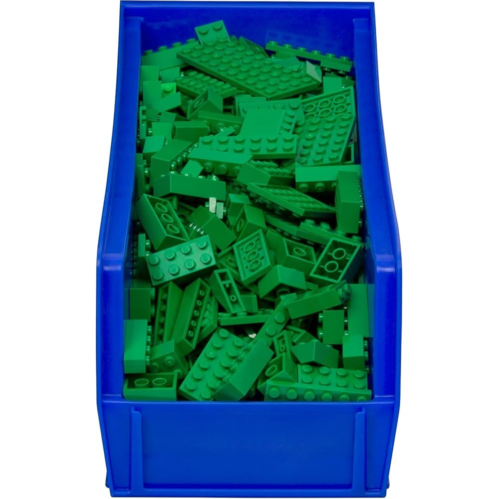 Akro-Mils 30234 AkroBins Plastic Storage Bins, Space-Saving Stackable Bins for Garage, Pantry, Craft Organization, 15-