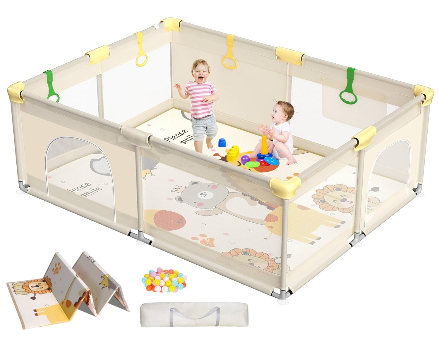 : CoziBB Baby Playpen with Mat, 71