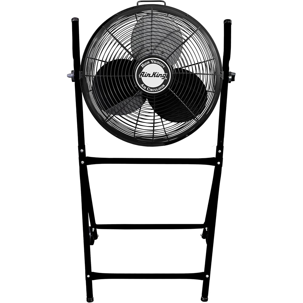 Air King 9219 18-Inch Industrial Grade High Velocity Roll-About Stand with Fan,Black : Home & Kitchen