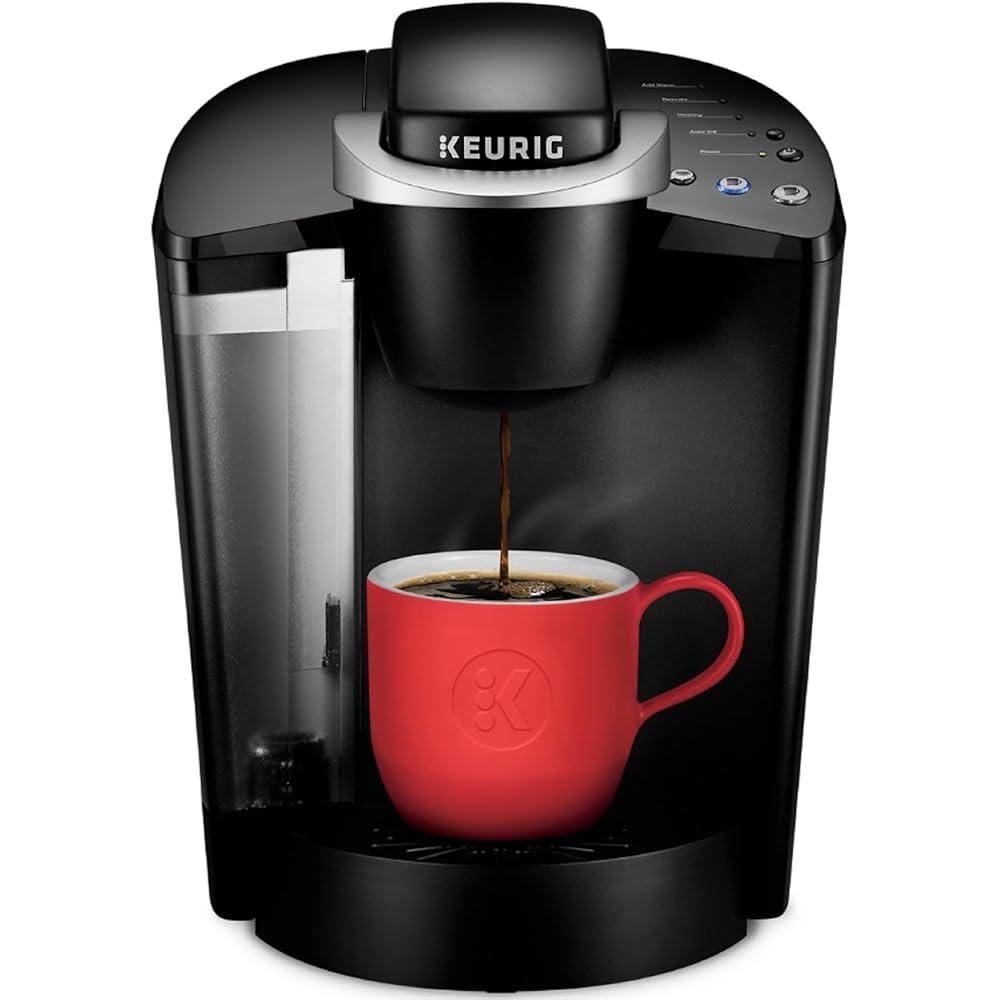 Keurig K-Classic Single Serve K-Cup Pod Coffee Maker, with 3 Brew Sizes, 48oz Removable Reservoir, Black: Home & Kitchen