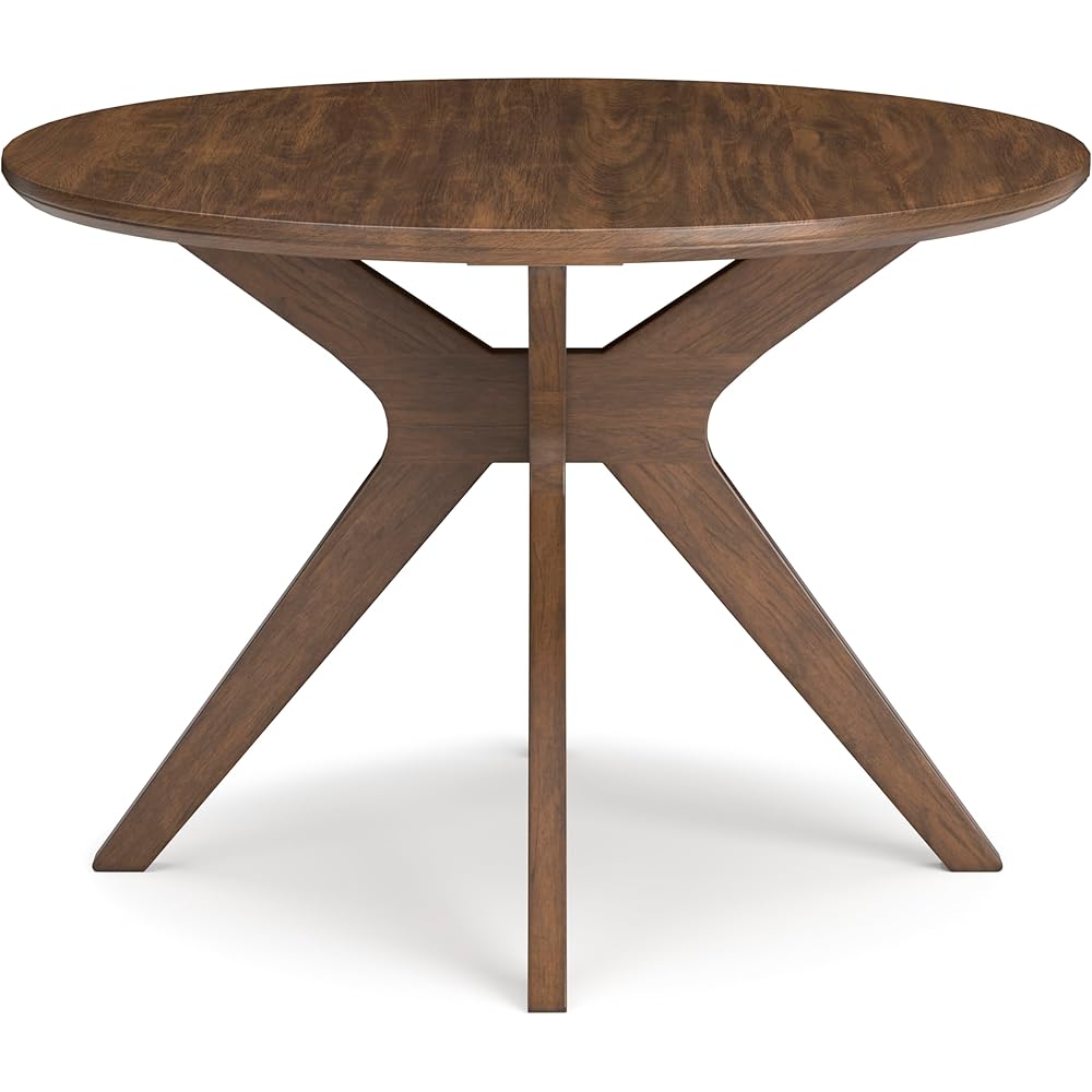 - Signature Design by Ashley Lyncott Traditional Round Dining Room Table, Seats up to 4, Brown - Tables