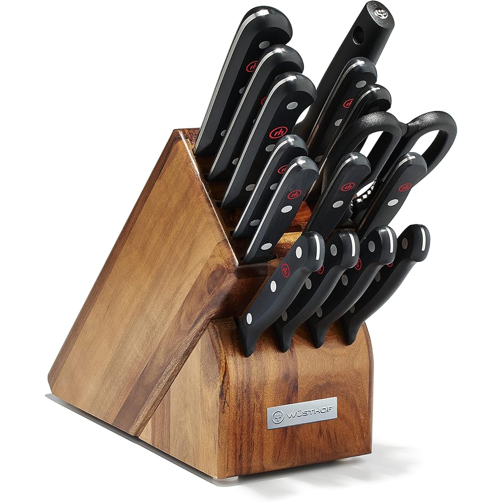 WÜSTHOF Gourmet 16-Piece Knife Block Set: Home & Kitchen