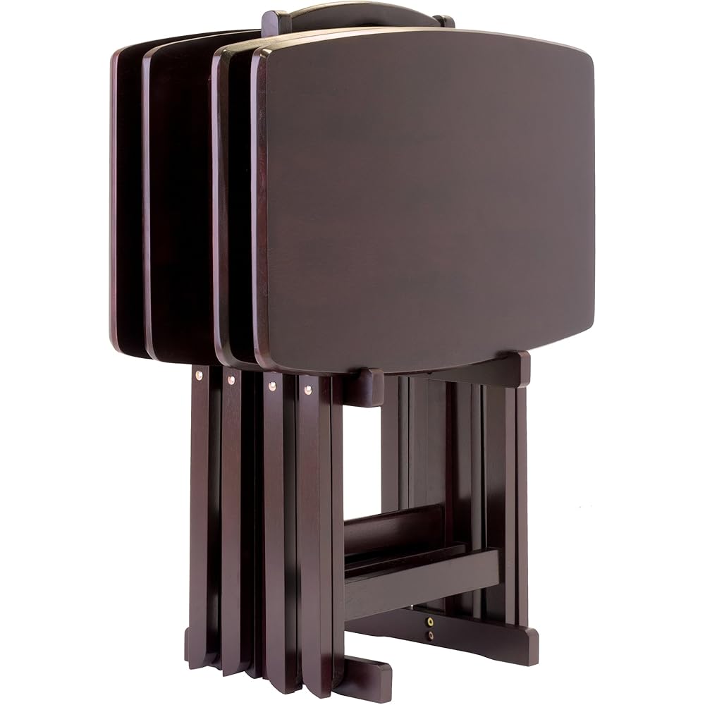 Winsome Dylan Snack Table Set with Stand, for Living Room, 26