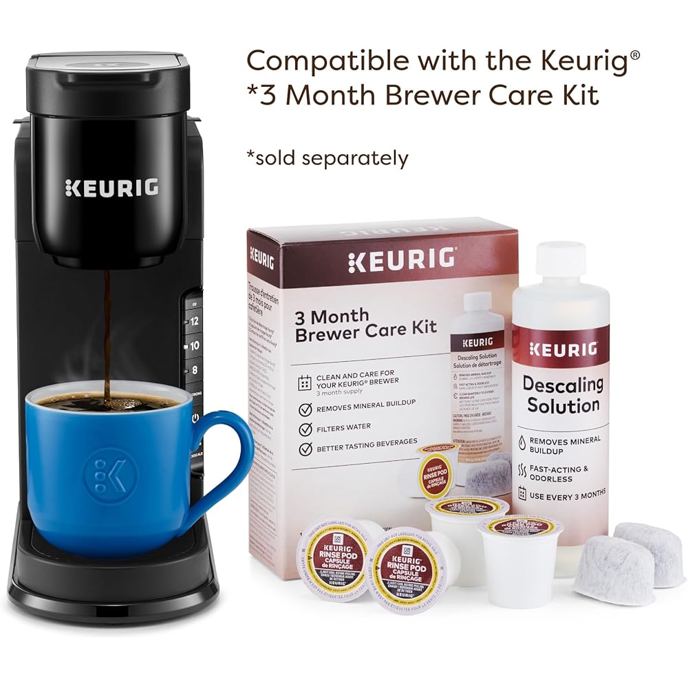 Keurig K-Express Single Serve K-Cup Pod Coffee Maker, 3 Brew Sizes, Strong Button Feature, 42oz Removable Reservoir, Black: Home & Kitchen