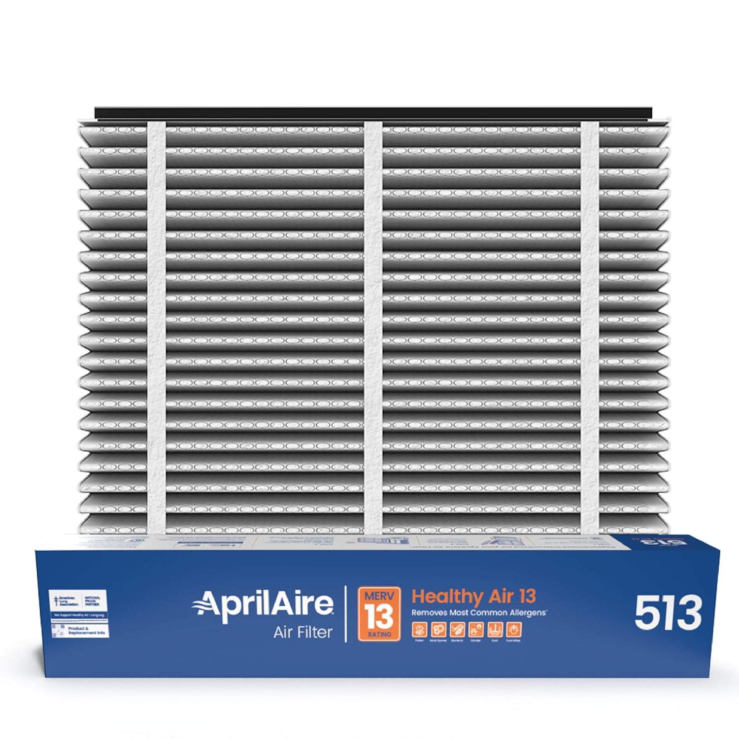 AprilAire 513 Replacement Filter for AprilAire Whole House Air Purifiers - MERV 13, Healthy Home Allergy, 31x28x4 Air Filter (Pack of 2) : Home & Kitchen