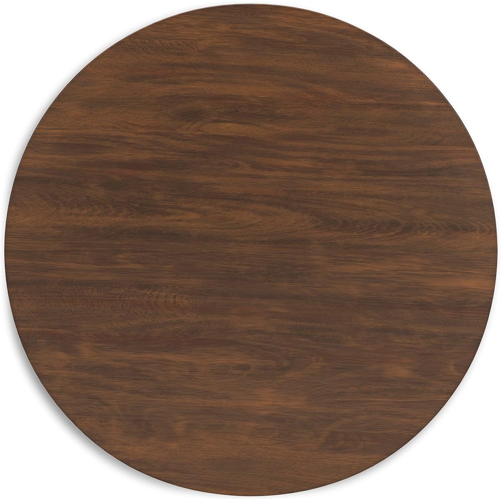 - Signature Design by Ashley Lyncott Traditional Round Dining Room Table, Seats up to 4, Brown - Tables