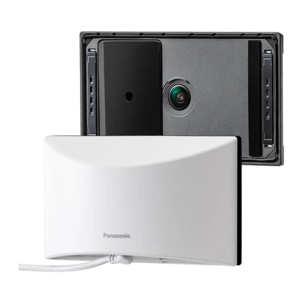 : Panasonic HomeHawk Window Home Monitoring Camera for Outdoor Monitoring, Mounts to Inside Window, Color Night Vision, Wide Angle, 24/7 Full HD Recording, Person Detection, Alexa Compatible KX-HNC500 : Electronics