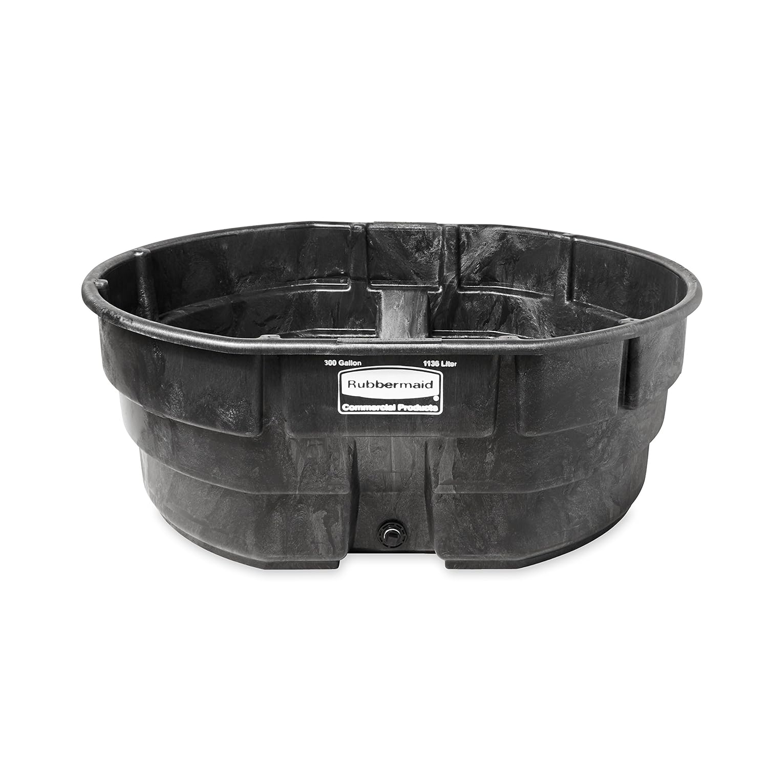Rubbermaid Commercial Products Stock Tank 300-Gallons Structural Foam Heavy Duty Container for Livestock/Animal/Cattle Feed & Water Outdoor Homemade Pool/Hot Tub/Bathtub & Pet Cleaning/Dog Wash: Livestock Equipment: Industrial & Scientifi