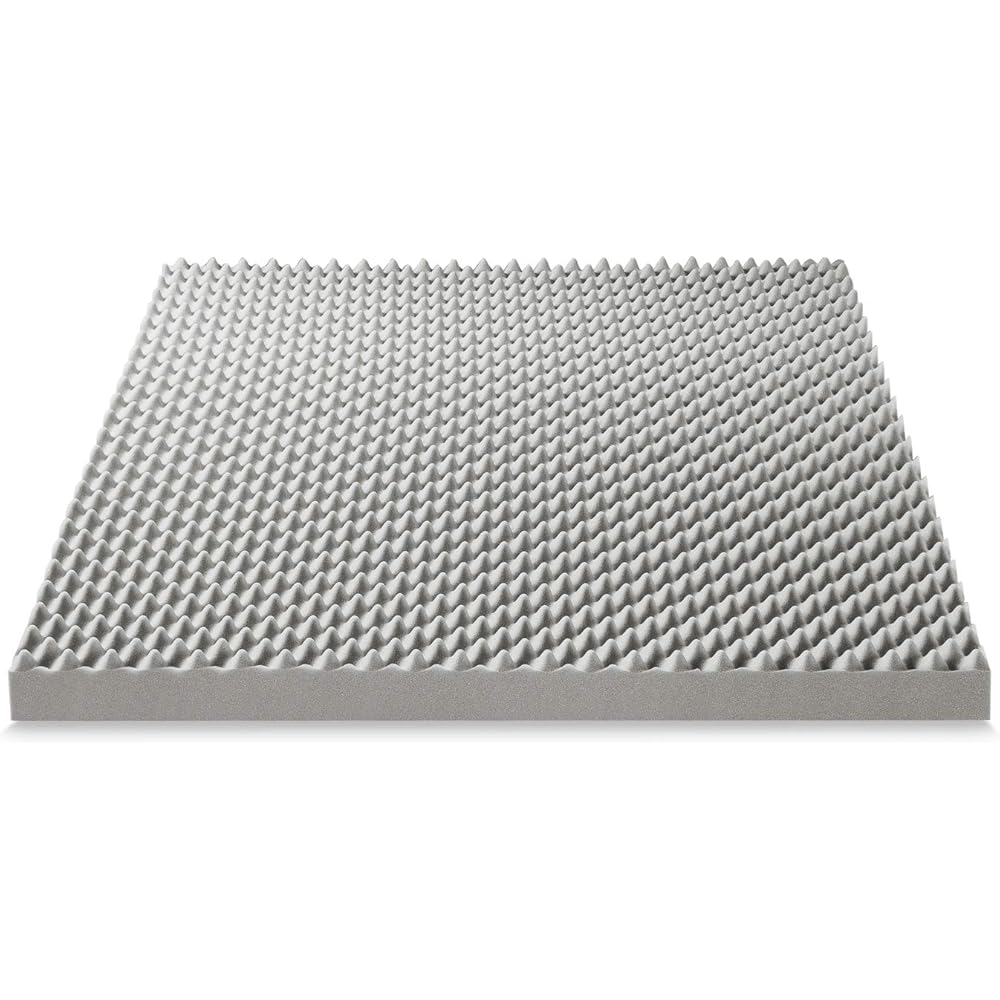 Best Price Mattress Mellow 4 Inch Egg Crate Memory Foam Mattress Topper with Infusion, Queen : Home & Kitchen