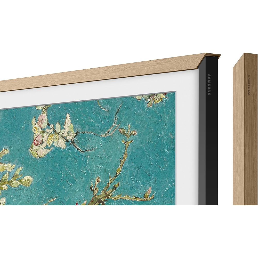 Samsung 50-inch The Frame Customizable Bezel, Modern Teak (VG-SCFA50TKBZA, 2021 Model) : Electronics