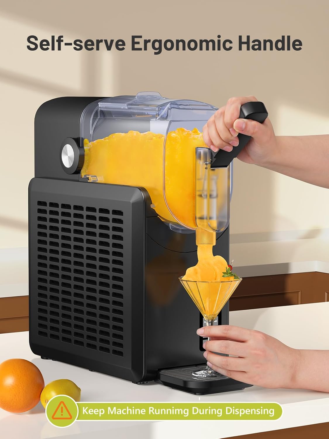 KEENSTAR 88oz Slushie Machine, Slushy Machine for Home with 5 Preset Programs, No Ice Needed, Frozen Drink Maker with Self-Cleaning for Frozen Margaritas, Frappés, Milkshake & More : Industrial & Scientific