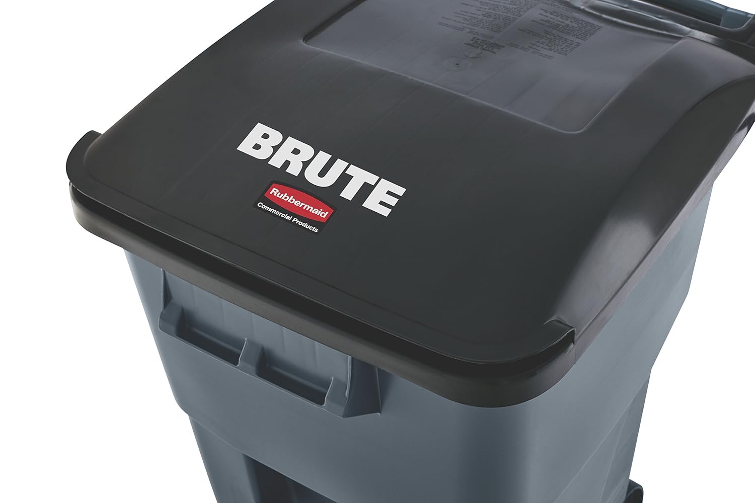 Rubbermaid Commercial Products Brute Step-On Rollout Trash/Garbage Can/Bin with Wheels 32 GAL Gray for Restaurants/Hospitals/Back of House/Warehouses/Home: Industrial & Scientific