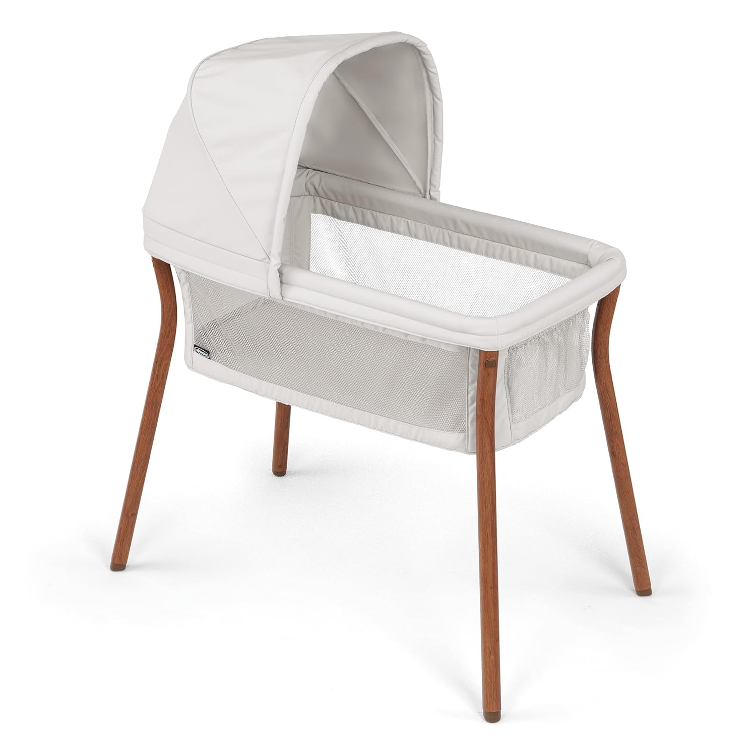 Chicco LullaGo® Anywhere LE Portable Bassinet, Space-Saving Baby Bassinet with Canopy, Waterproof Mattress and Fitted Sheet, Includes Carry Bag | Serene/Beige : Baby