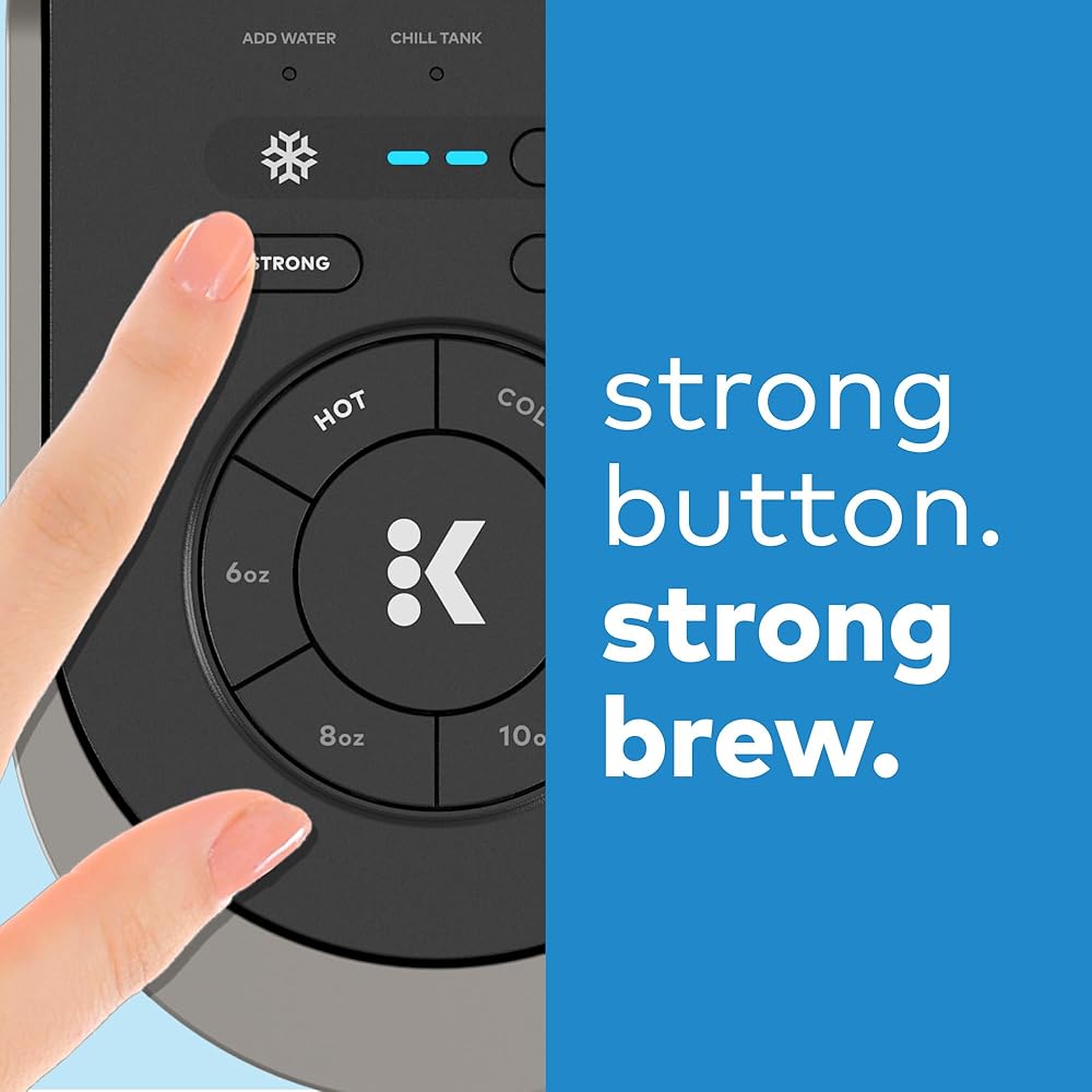 Keurig K-Brew+Chill Iced or Hot Single-Serve K-Cup Coffee Maker with MultiStream and QuickChill Technology, 70oz. Removable Reservoir: Home & Kitchen