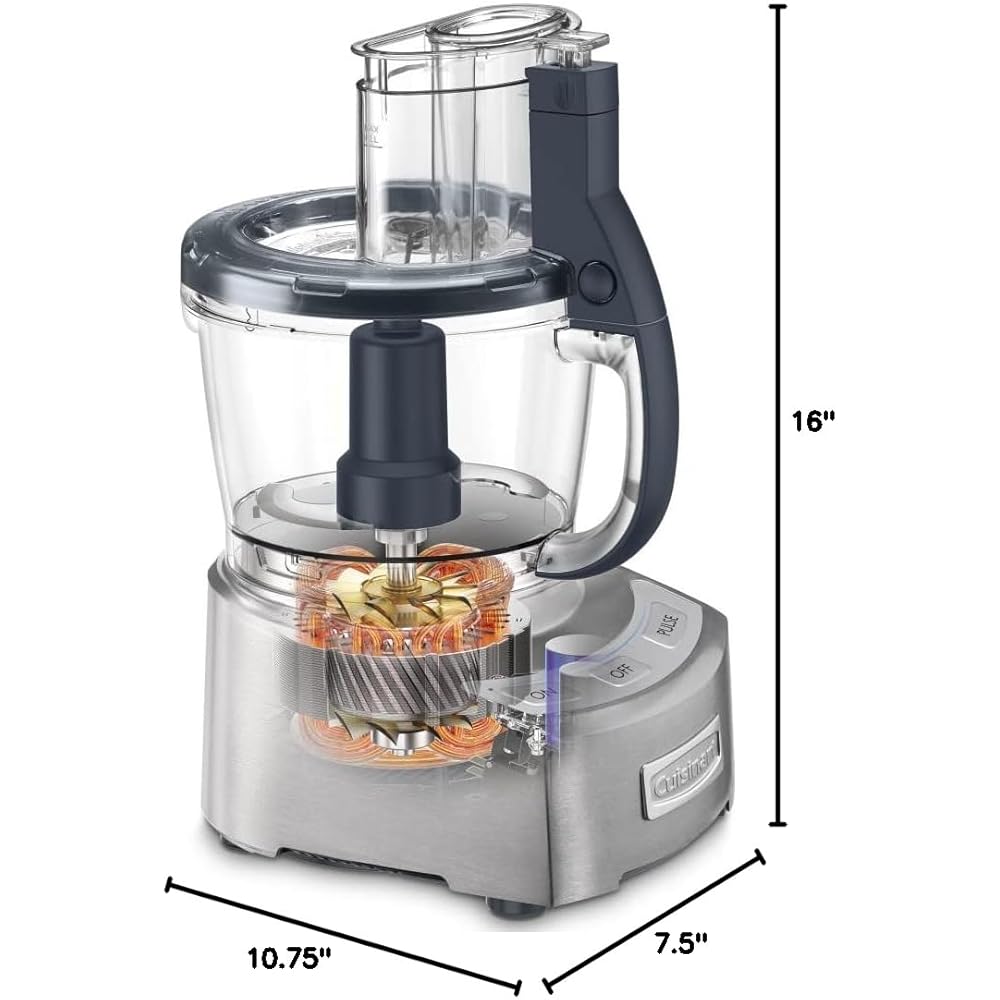 Cuisinart FP-12DCN Elite Collection 2.0 12-Cup Food Processor, Die Cast: Home & Kitchen