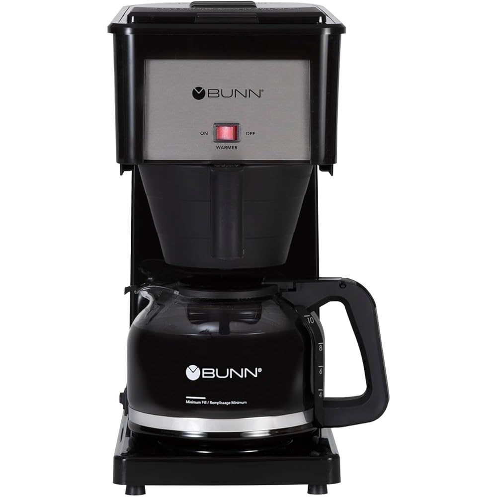 BUNN GRB Velocity Brew 10-Cup Home Coffee Brewer, Black: Drip Coffeemakers: Home & Kitchen
