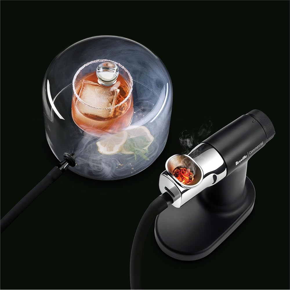 PolyScience Breville Gun Pro Smoke Infuser, Commercial, 0.5 Oz, Black: Home & Kitchen