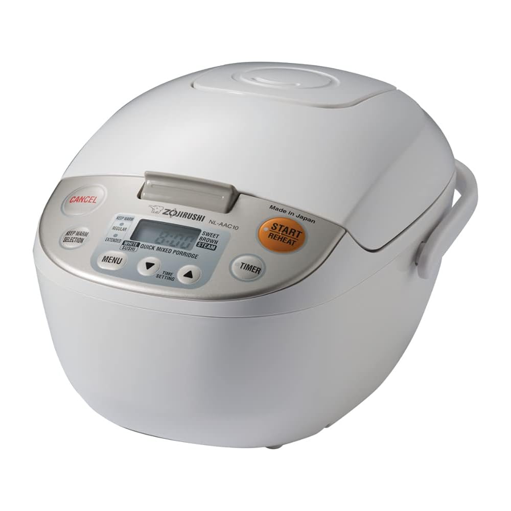 Zojirushi NL-AAC10 Micom Rice Cooker (Uncooked) and Warmer, 5.5 Cups/1.0-Liter: Rice Cooker And Steamer: Home & Kitchen