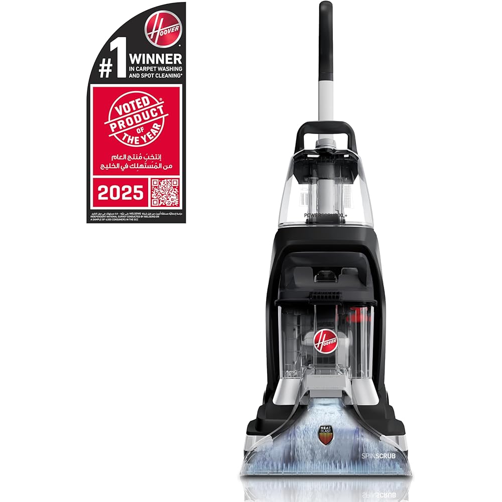 - Hoover PowerScrub XL Pet Carpet Cleaner Machine for Carpet and Upholstery, Deep Cleaning Carpet Shampooer Machine with Multi-Purpose Tools, Powerful Suction, Pair with Hoover Carpet Cleaner Solution