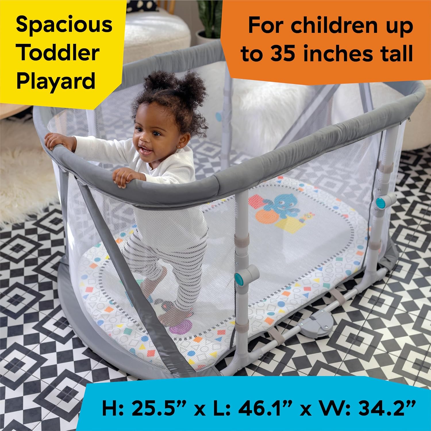 : Baby Einstein Kick & Snooze 3-in-1 Foldable Playard, Bassinet and Musical Play Gym, Includes Fitted Sheet, 3-Step Easy Fold, Piano Toy with 25+ Minutes of Music, Grows with Baby, Ages 0 Months and Up : Baby