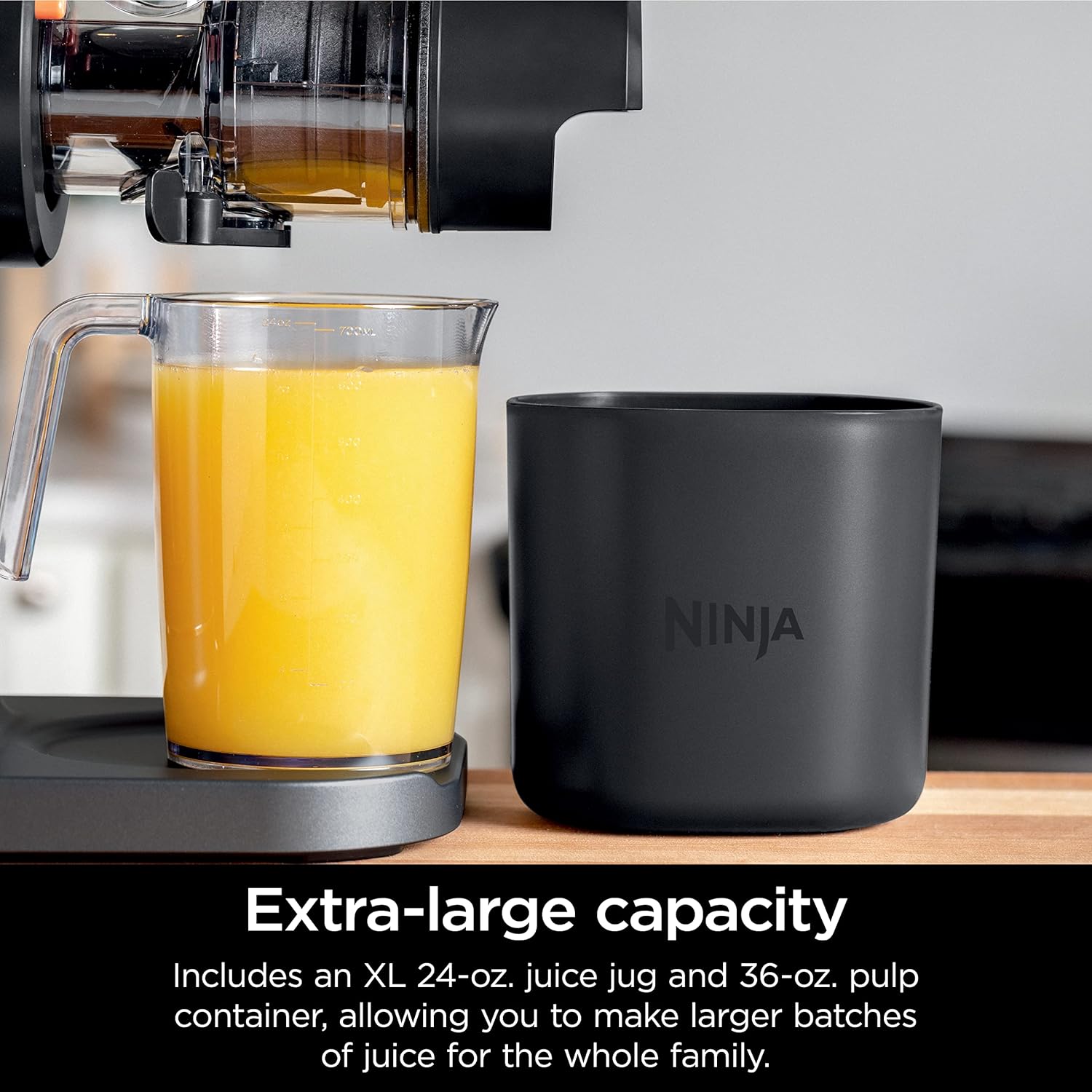 Ninja NeverClog Cold Press Juicer, Powerful Slow Juicer with Total Pulp Control, Countertop, Electric, 2 Pulp Functions, Dishwasher Safe, 2nd Generation, Charcoal, JC151 : Industrial & Scientific