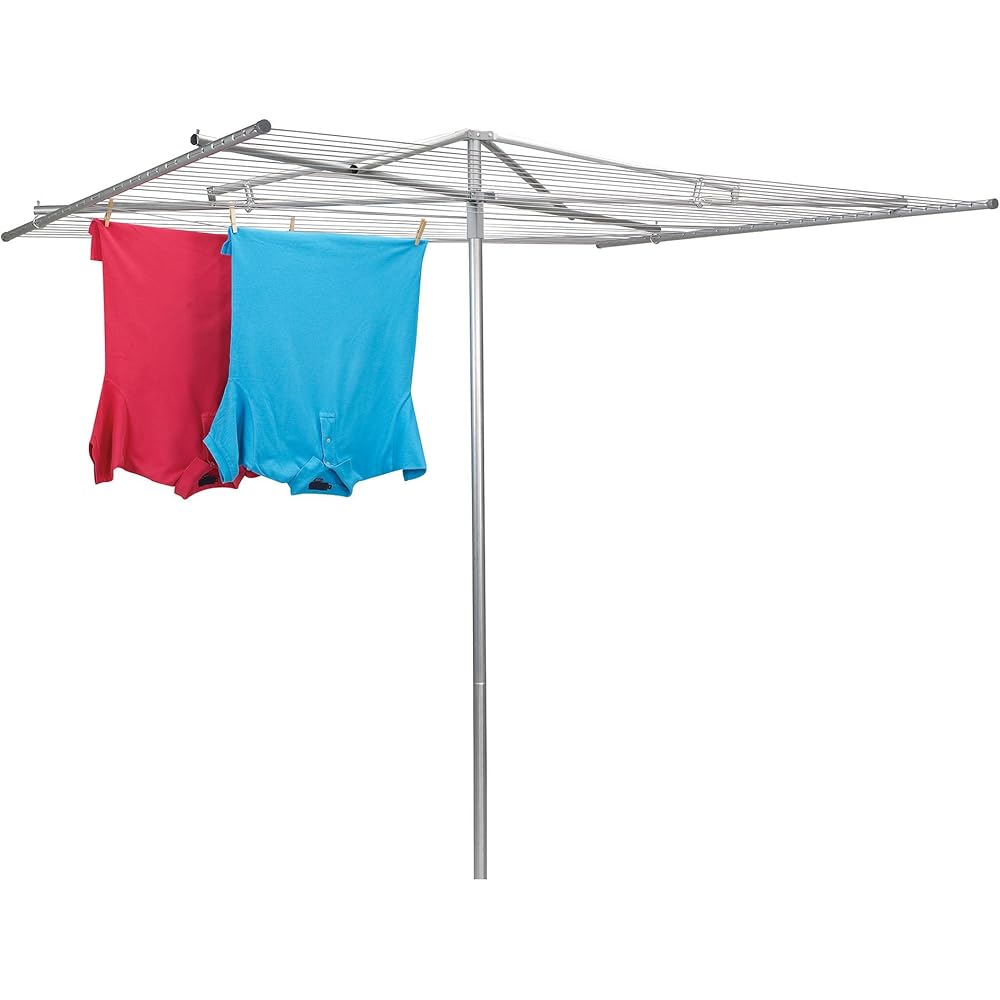 Household Essentials Parallel Clothesline Outdoor Dryer, 30 Lines with 210 Feet of Drying Space, No-Rust Steel : Home & Kitchen