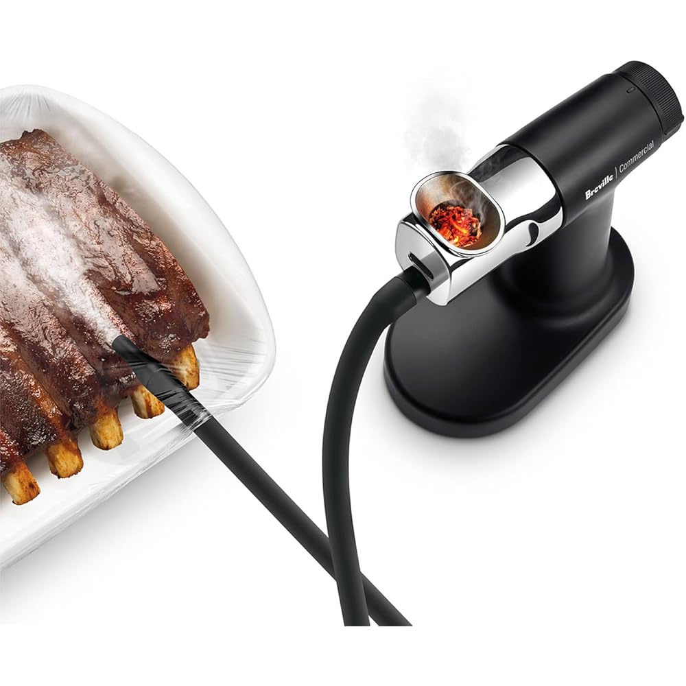 PolyScience Breville Gun Pro Smoke Infuser, Commercial, 0.5 Oz, Black: Home & Kitchen