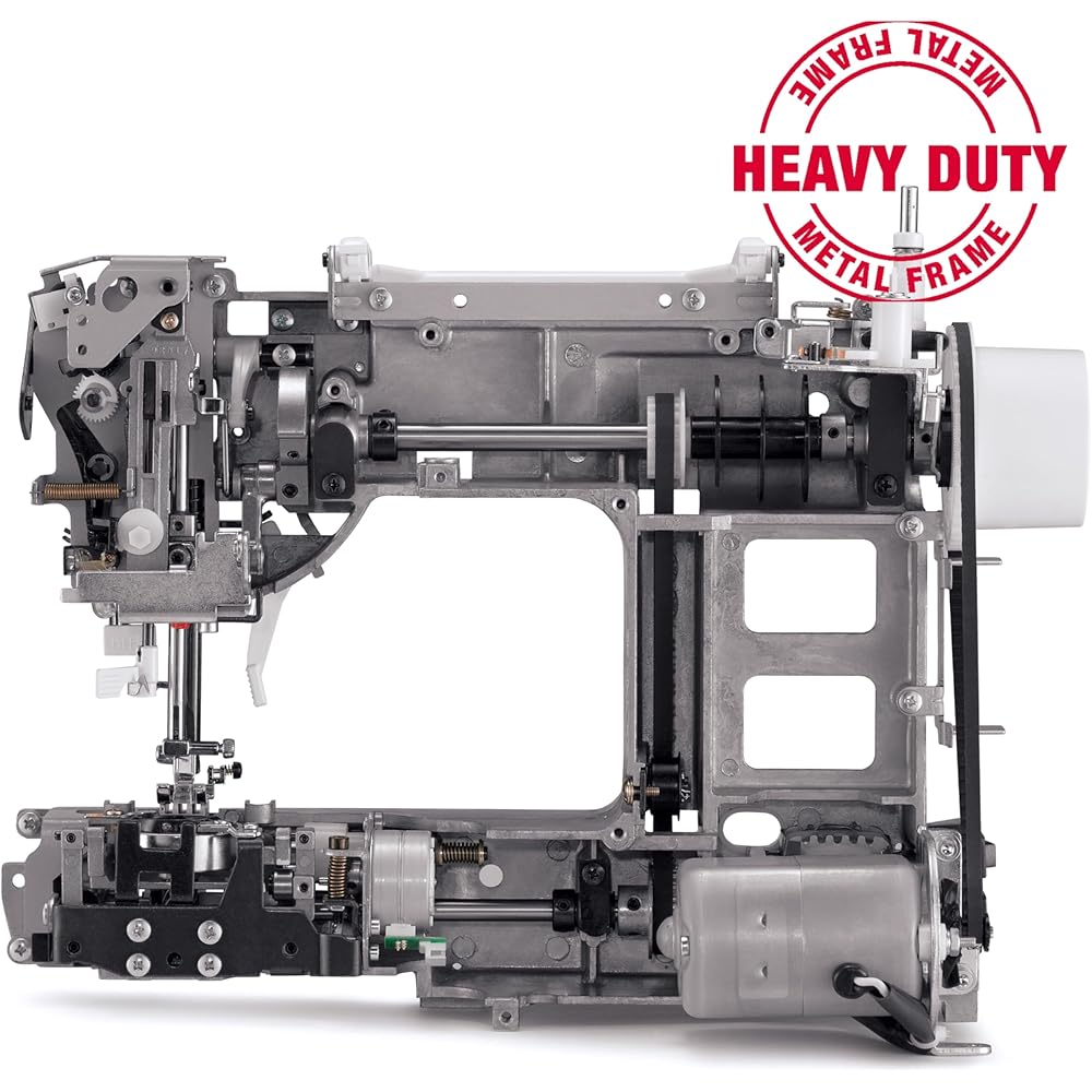 SINGER Heavy Duty 4423 High Speed Sewing Machine with Accessory Kit | Strong Motor With Enhanced Piercing Power, 97 Stitch Applications, Full Metal frame, 1-step Buttonhole & LED Light