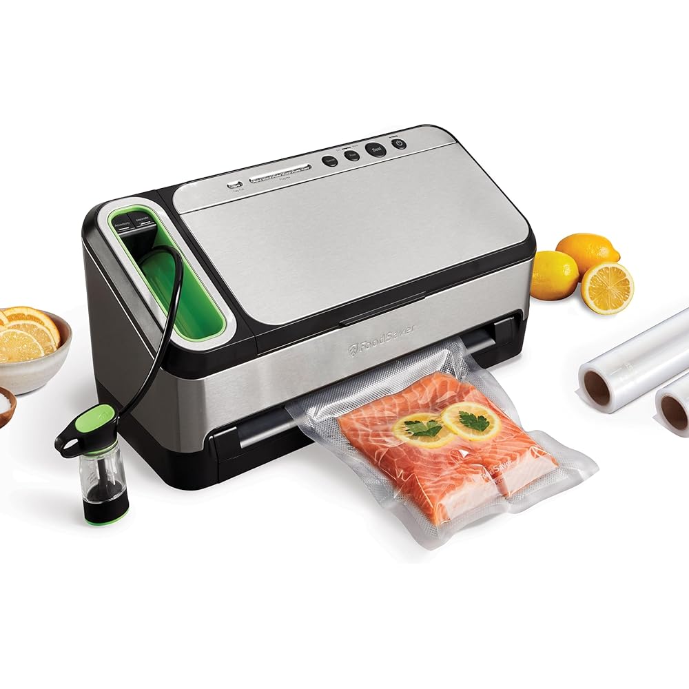 FoodSaver V4400 2-in-1 Vacuum Sealer Machine with Automatic Vacuum Sealer Bag Detection and Starter Kit: Home & Kitchen