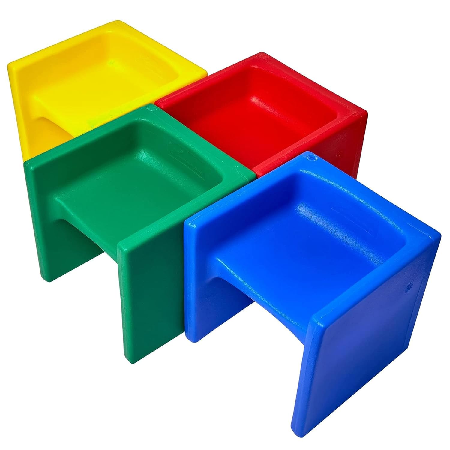Children's Factory 3-in-1 Cube Chair for Kids, Flexible Seating Classroom Furniture, 4-Pack : Home & Kitchen