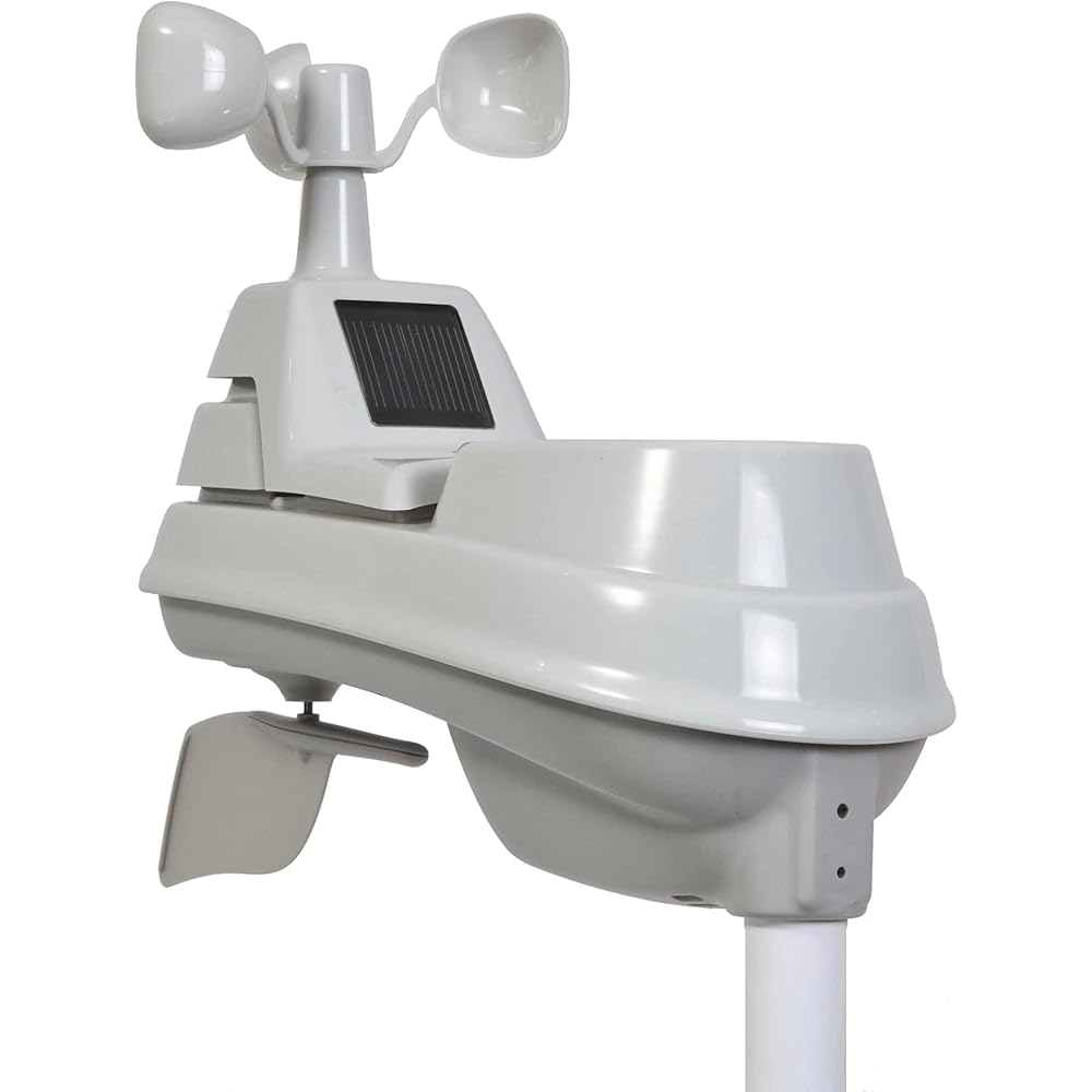 AcuRite Iris (5-in-1) Professional Weather Station with LCD Display and Lightning Detection (01022M) : Patio, Lawn & Garden