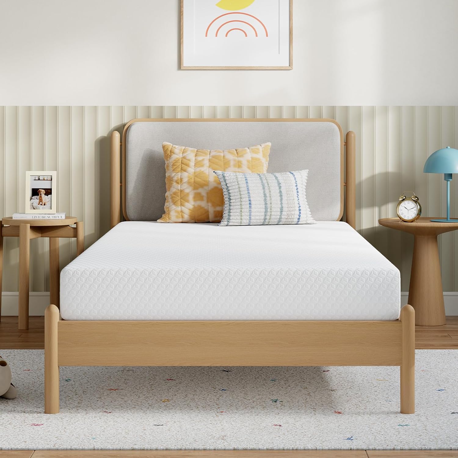 Novilla 6 Inch Queen Size Mattress, Queen Memory Foam Mattress with Cooling Foam & Breathable Comfort Layer, Removable Cover, Pressure Relief Mattresses in a Box for Cool Touch & Support : Home & Kitchen