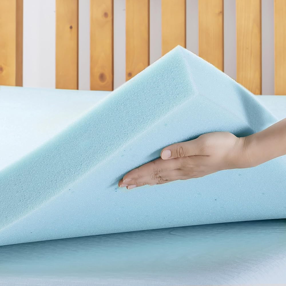 Best Price Mattress 4 Inch Ventilated Memory Foam Mattress Topper, Cooling Gel Infusion, CertiPUR-US Certified, Dorm Essentials, Full : Home & Kitchen