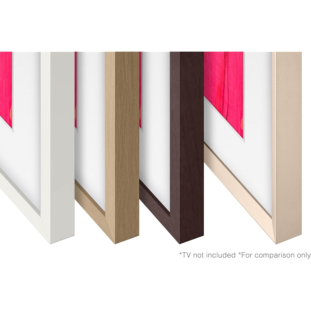 Samsung 65” The Frame Customizable Bezel (2025 Model), Magnetic, Quick and Easy Installation, VG-SCFF65TKBZA, Modern Teak : Cell Phones & Accessories