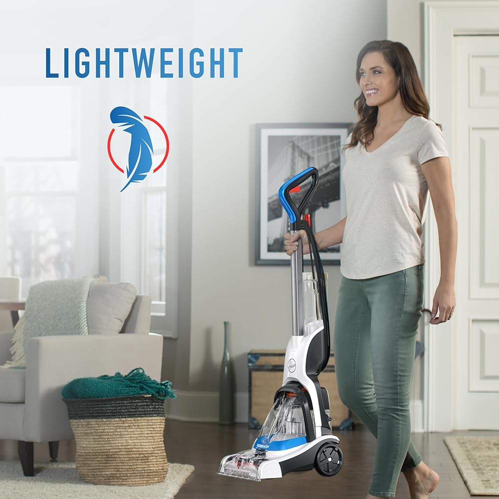 - Hoover PowerDash Pet Compact Carpet Cleaner Machine, Lightweight Shampooer Machine, Pair with a Hoover Carpet Cleaner Solution for a Bright, Refreshed Home