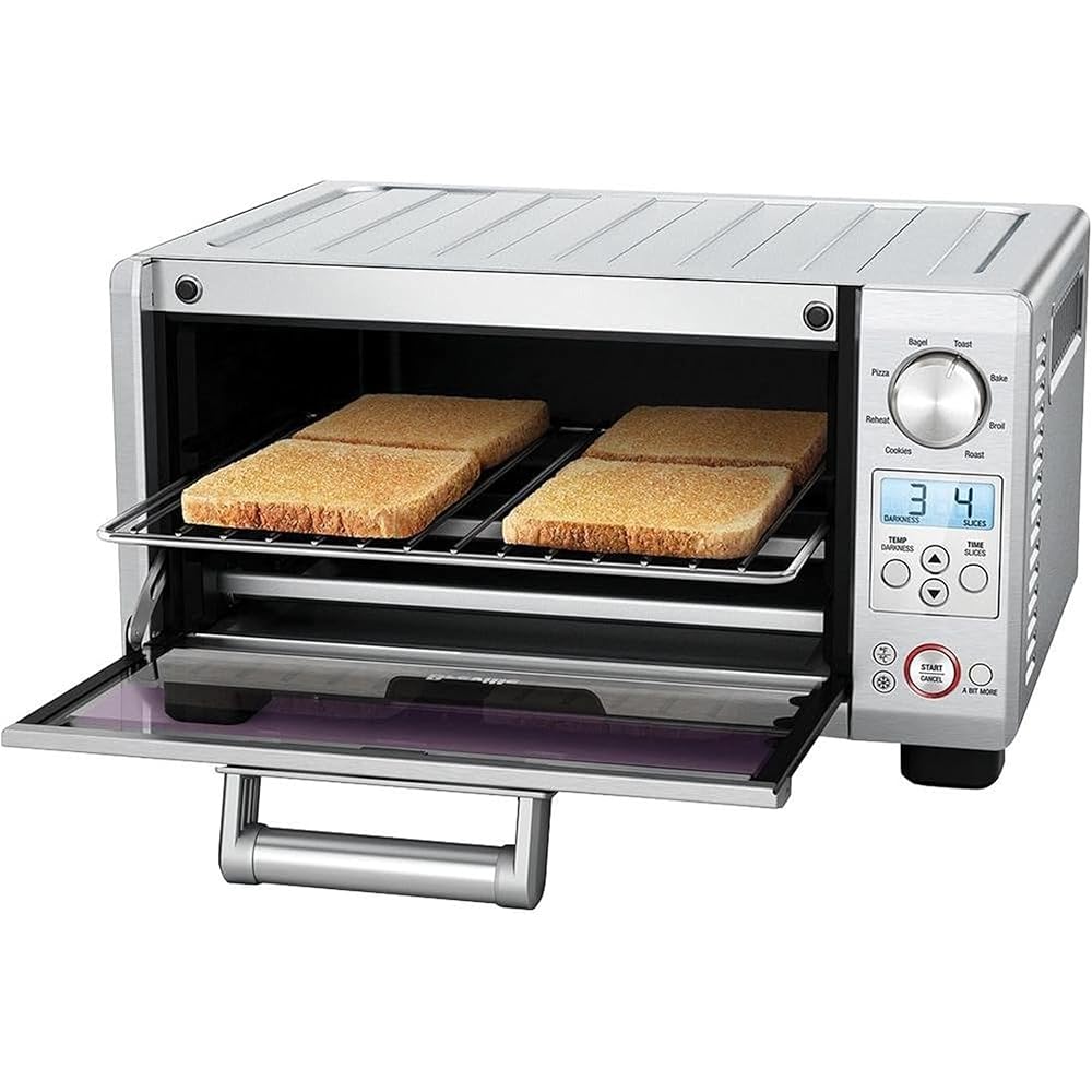 Breville BOV450XL Mini Smart Countertop Oven and Toaster Oven, Small, Brushed Stainless Steel: Countertop Ovens: Home & Kitchen