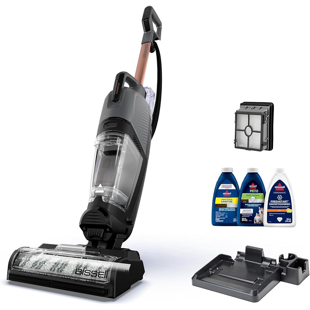 BISSELL® CrossWave® HydroSteam™ Wet Dry Vac, Multi-Purpose Vacuum, Wash, and Steam, Sanitize Formula Included, 35151