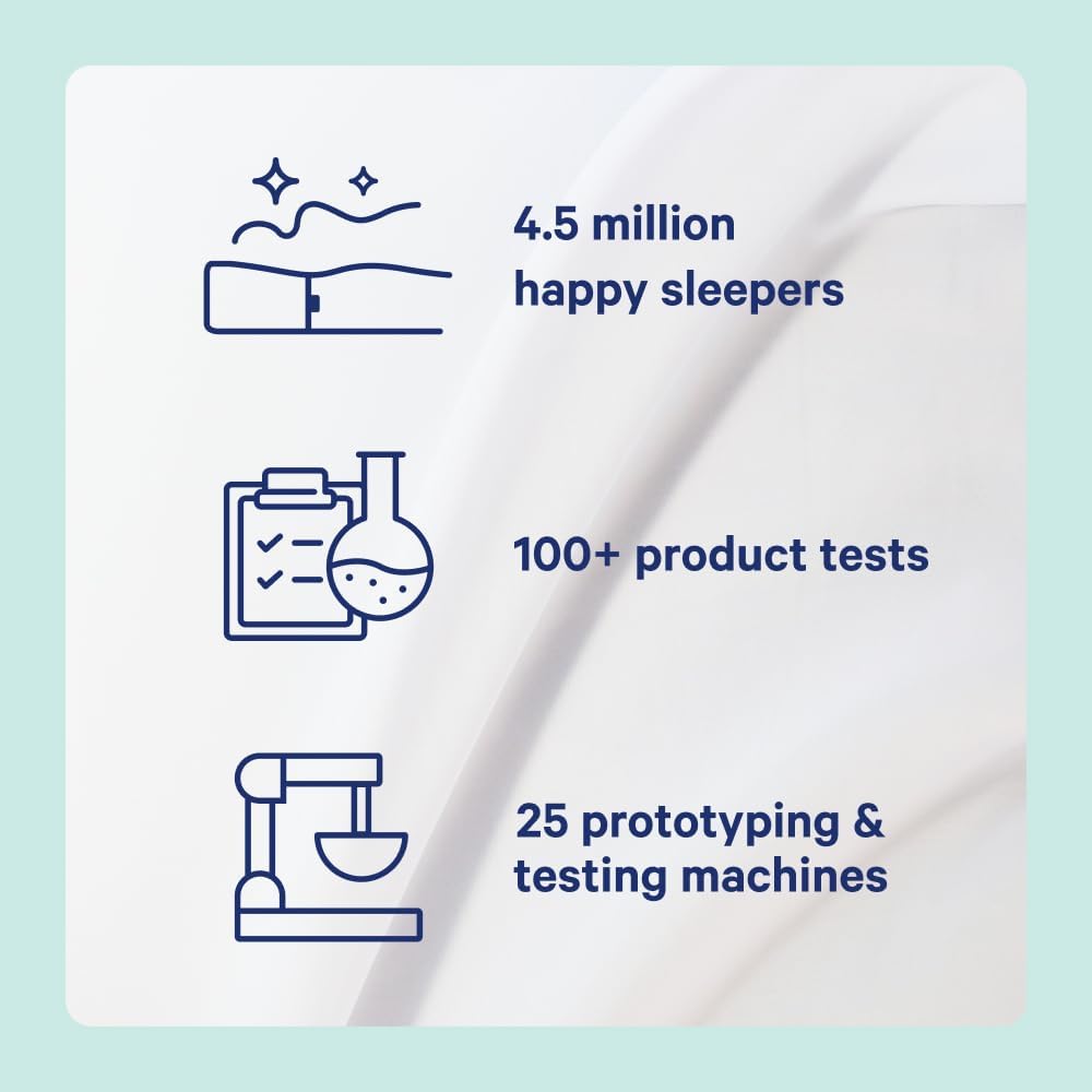 Casper Hybrid Pillow for Sleeping, Standard, White