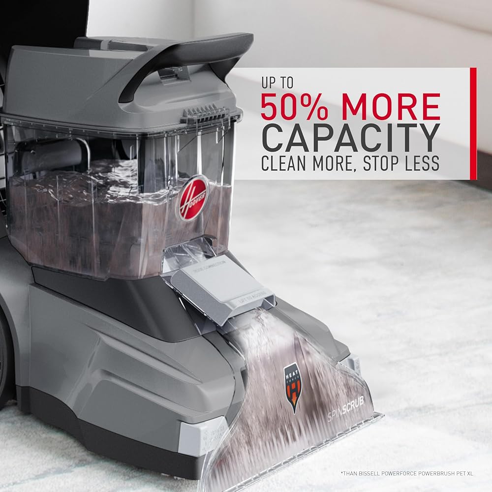 - Hoover PowerScrub XL Pet Carpet Cleaner Machine for Carpet and Upholstery, Deep Cleaning Shampooer Machine with Multi-Purpose Tools, Powerful Suction, Pair with Hoover Cleaner Solution