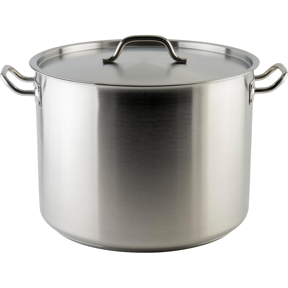 Winware SST-40 Stainless Steel 40 Quart Stock Pot with Cover: Home & Kitchen
