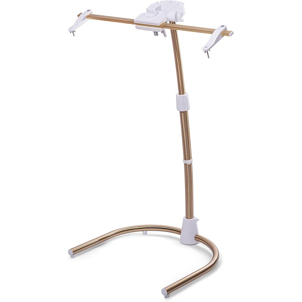 Daylight Company Stitchsmart Stand, Adjustable Embroidery Hoop Stand, Rotated Cross Stitch Stand, Hoop Holder, Hands Free Needlework Stand for Art Craft Sewing Projects,White : Musical Instruments