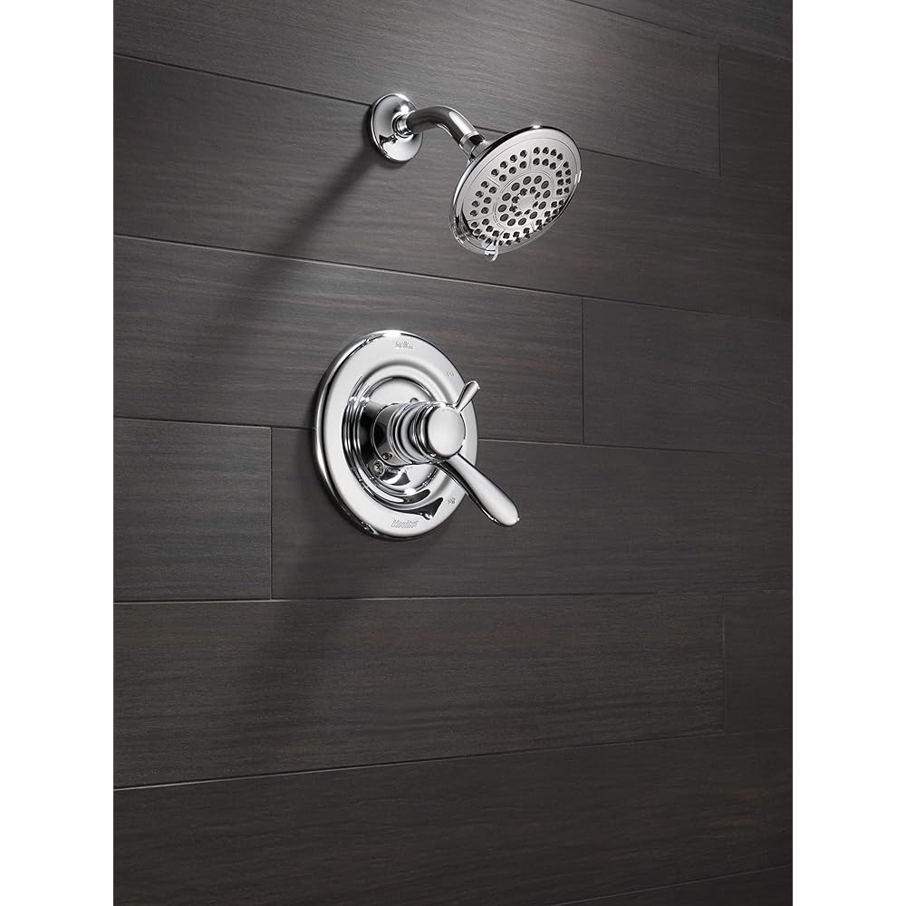 Delta Lahara 17 Series Dual-Function Valve Trim Kit, Chrome 2 Handle Set for Shower Faucet System, Chrome T17238 (Valve Not Included) - Shower Installation Kits -