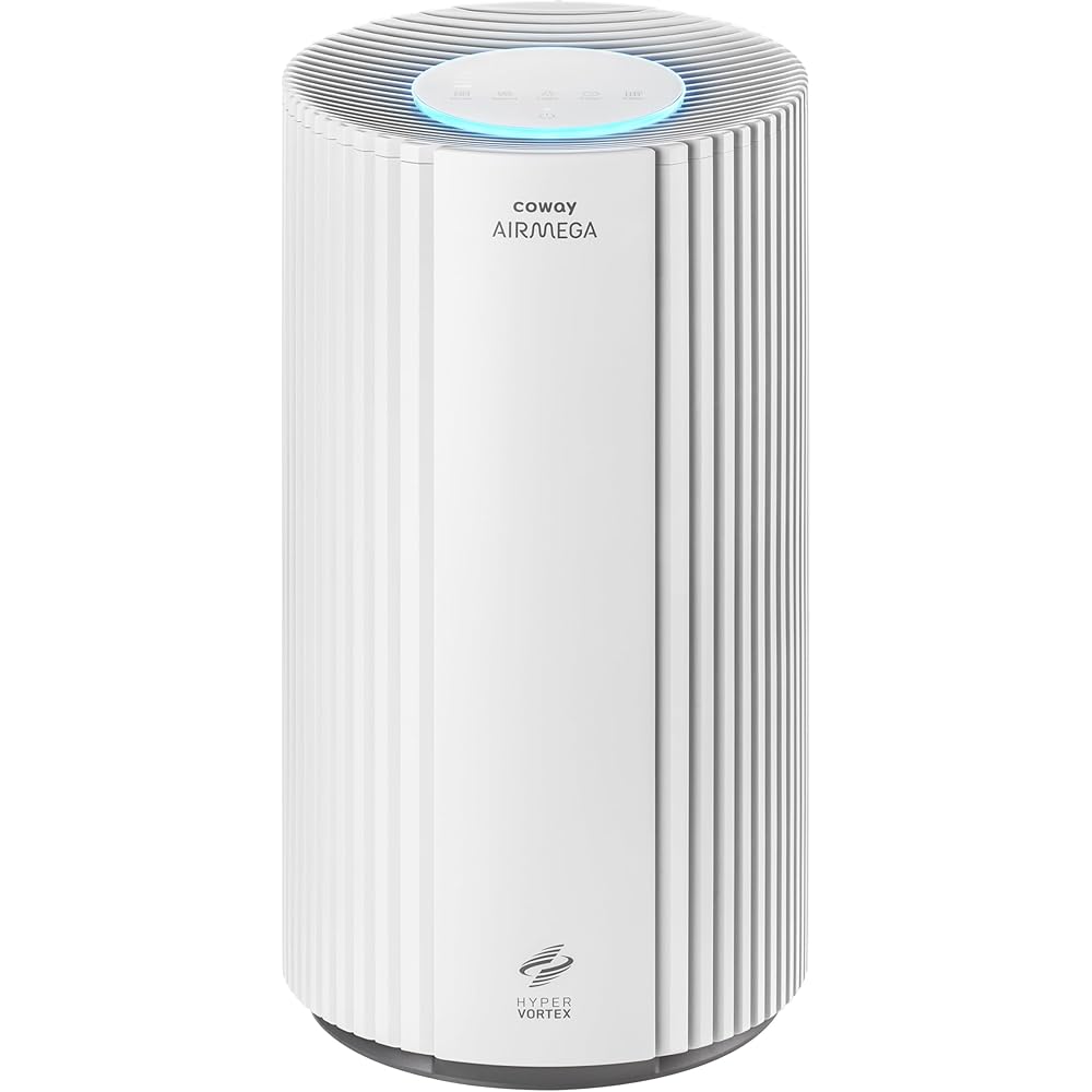 COWAY Air Purifiers for Large Room Whole Home Up to 2,640 ft², True HEPA Filter for Smoke, Allergies, Pet Dander, Odor, PM 10 AQI, Turbo Eco Mode, Timer, Energy Star, 3yr Warranty, Airmega 350 White : Home & Kitchen