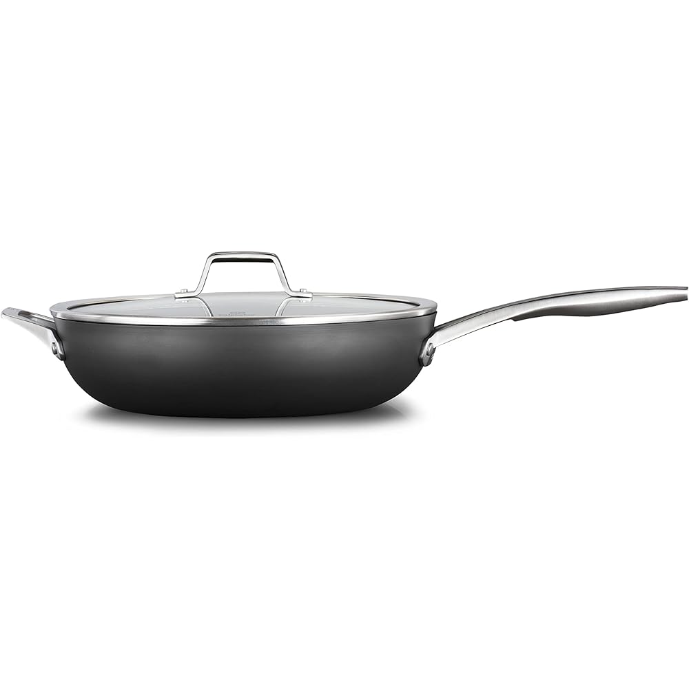 Calphalon Premier Space-Saving Nonstick Cookware Set, 13-inch, Stackable, Hard-Anodized Aluminum: Home & Kitchen