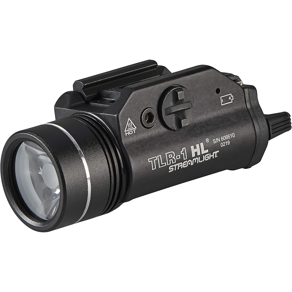 Streamlight 69260 TLR-1 HL 1000-Lumen 20000 Candela Rail-Mounted Tactical Weapon Light with Specific Compatibility Rail Locating Keys, Black : Streamlight Inc.: Sports & Outdoors