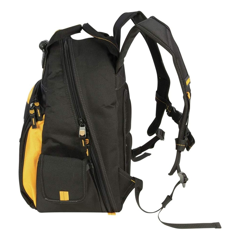 DEWALT DGL523 Lighted Tool Backpack Bag, 57-Pockets -